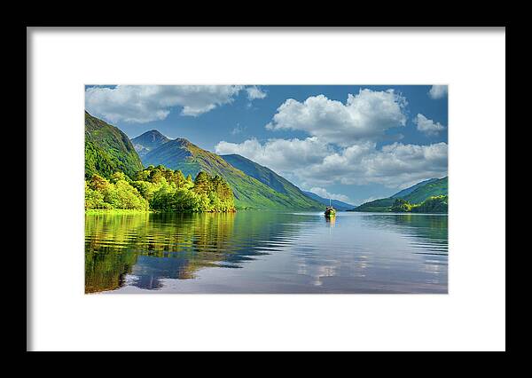 Landscape Framed Print featuring the photograph Boat by Remigiusz MARCZAK