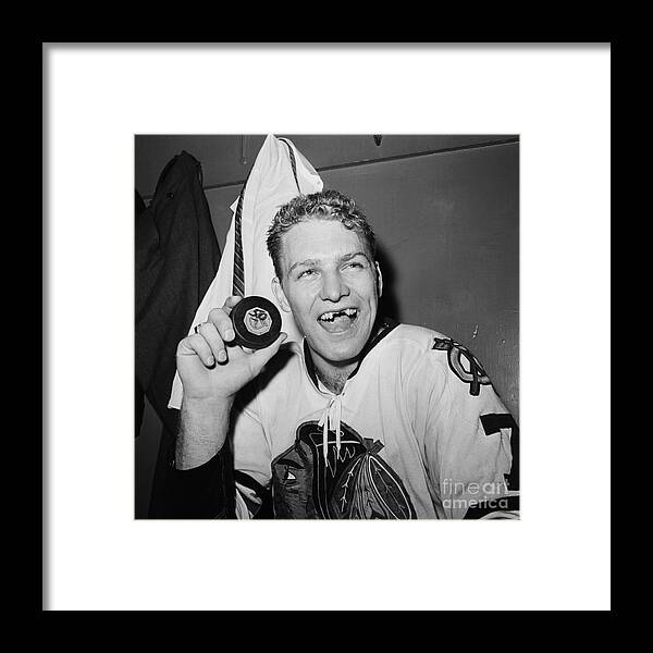 Bobby Framed Print featuring the photograph Bobby Hull 50 goal by Action