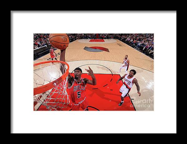 Bobby Portis Framed Print featuring the photograph Bobby Portis by Sam Forencich