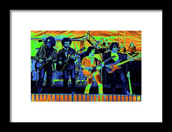 Blue Oyster Cult Framed Print featuring the photograph Boc Vra#10 by Benjamin Upham III