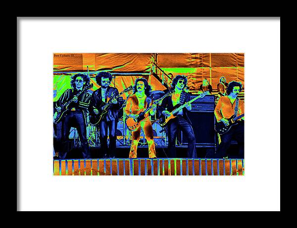 Blue Oyster Cult Framed Print featuring the photograph Boc Vra#16 by Benjamin Upham III