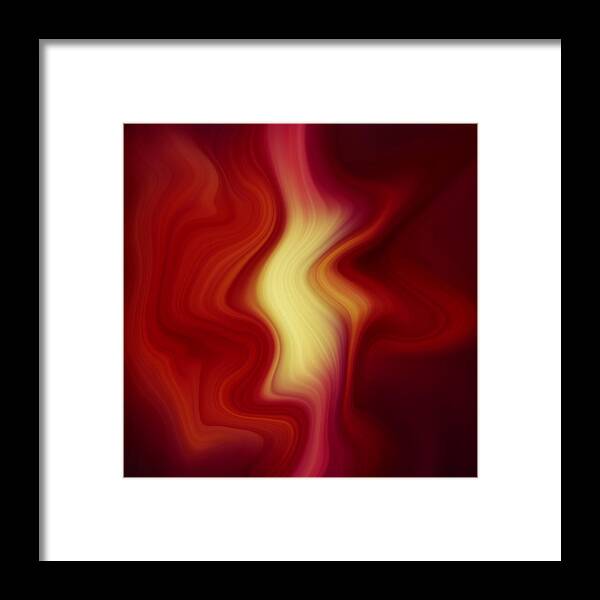  Framed Print featuring the digital art Bonded by Nancy Levan