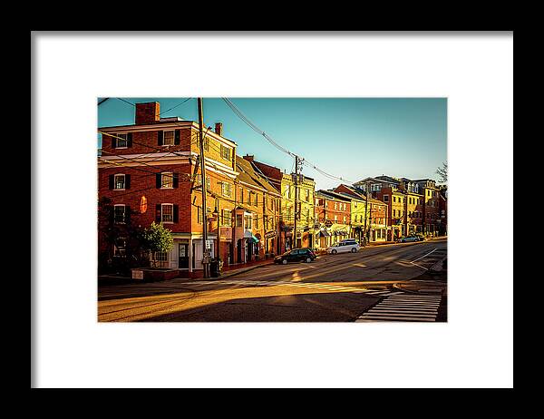 Architecture Framed Print featuring the photograph Bow Street  by Jeff Sinon