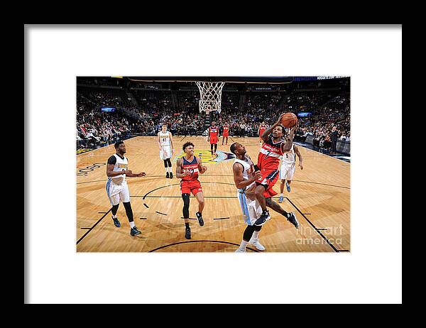 Nba Pro Basketball Framed Print featuring the photograph Brandon Jennings by Garrett Ellwood