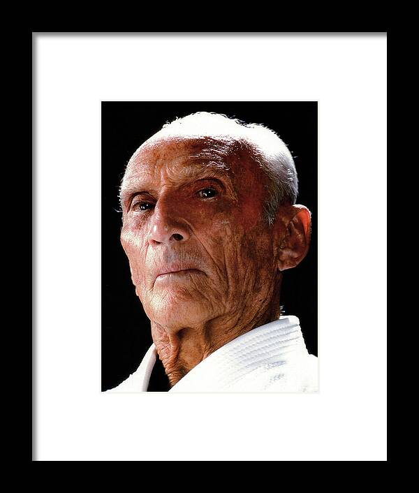Martial Arts Framed Print featuring the photograph Brazilian Jiu Jitsu Grandmaster Helio Gracie by Doc Braham