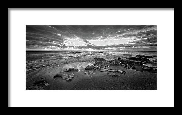 Nature Framed Print featuring the photograph Breaking Storm Clouds II by Steve DaPonte