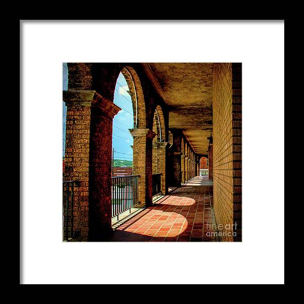 The Baker Framed Print featuring the photograph Breezway on The Baker by Diana Mary Sharpton