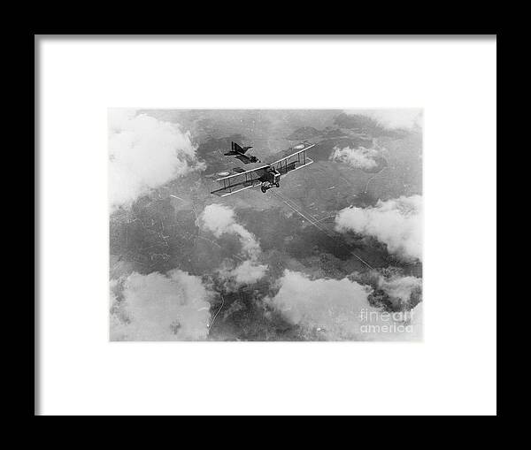 1918 Framed Print featuring the photograph Breguet Bomber, 1918 by Granger