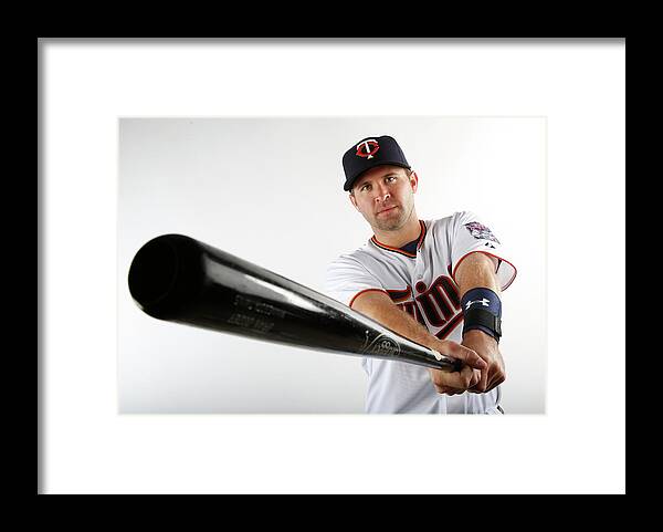 Media Day Framed Print featuring the photograph Brian Dozier by Brian Blanco