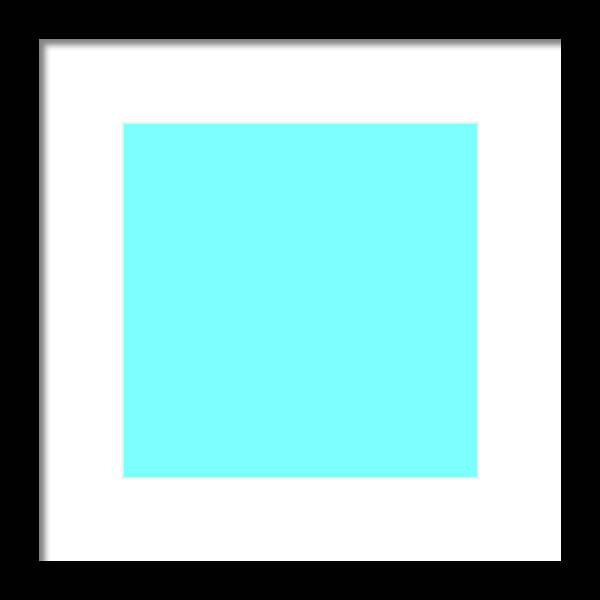 Blue Framed Print featuring the photograph Bright Blue by Brian Carson