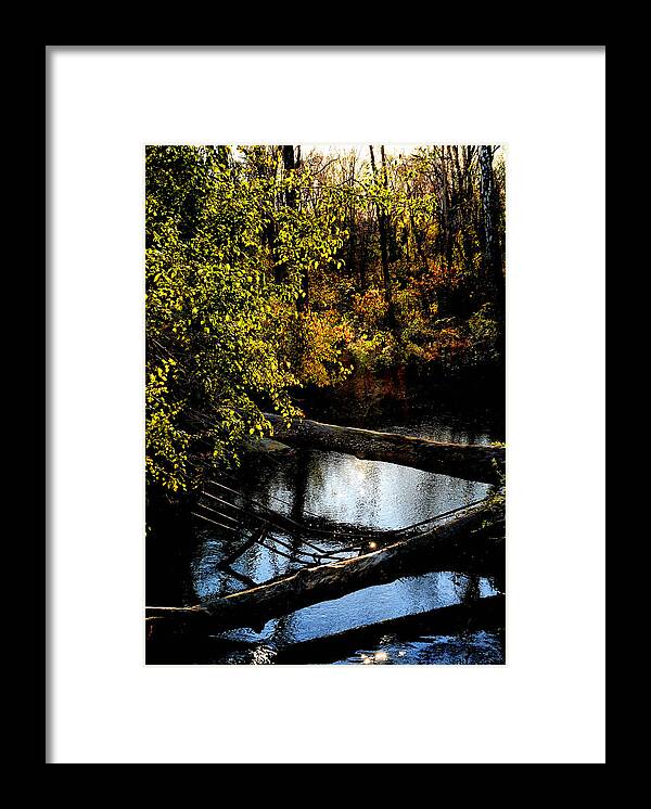 Tranquil Framed Print featuring the photograph Broad Run Autumn No. 1 by Steve Ember