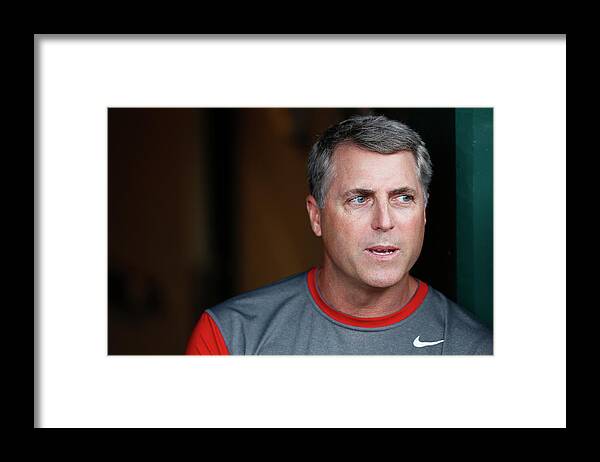 Great American Ball Park Framed Print featuring the photograph Bryan Price by Joe Robbins