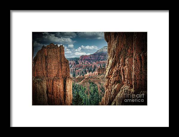 National Park Framed Print featuring the photograph Bryce Canyon Classic View by Chuck Kuhn