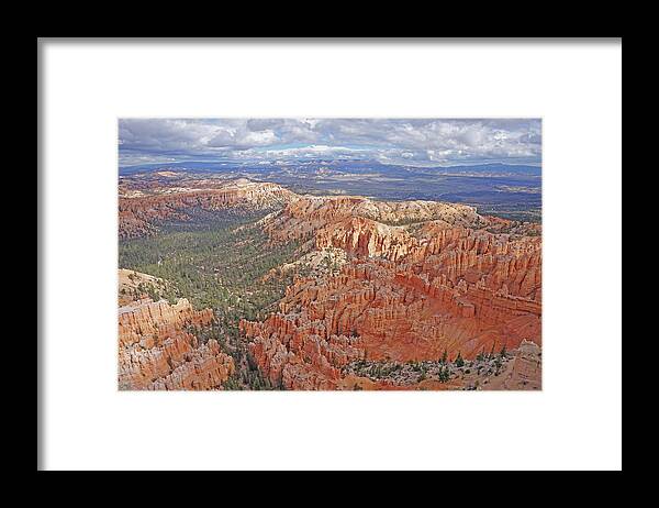 Bryce Canyon National Park Framed Print featuring the photograph Bryce Canyon National Park - Panorama by Yvonne Jasinski