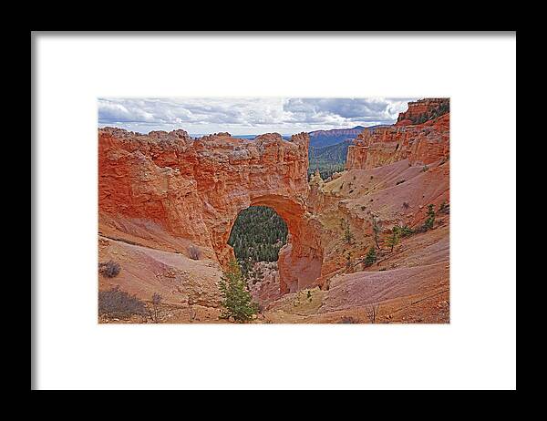 Bryce Canyon National Park Framed Print featuring the photograph Bryce Canyon National Park - Window by Yvonne Jasinski