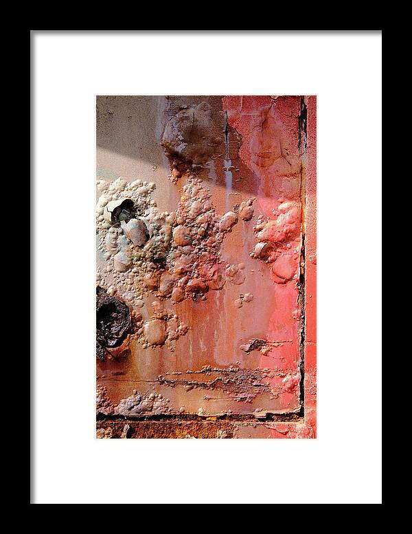 Decay Framed Print featuring the photograph Bubbles by Kreddible Trout