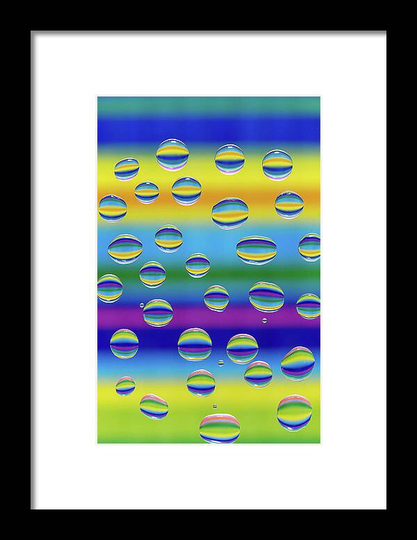 Abstract Framed Print featuring the photograph Bubblicious by Anthony Sacco
