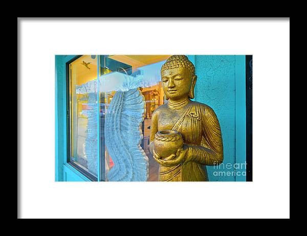 Buddha Framed Print featuring the photograph Buddha by Michael Wheatley