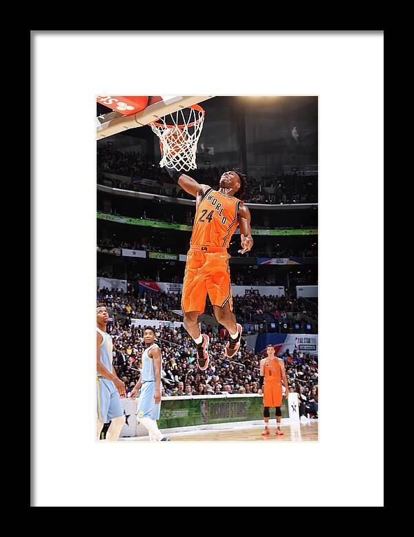 Buddy Hield Framed Print featuring the photograph Buddy Hield by Andrew D. Bernstein