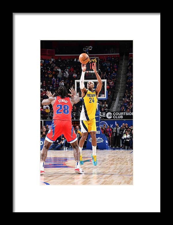 Nba Pro Basketball Framed Print featuring the photograph Buddy Hield by Chris Schwegler