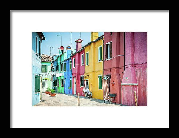 Venice Framed Print featuring the photograph Burano by Marla Brown