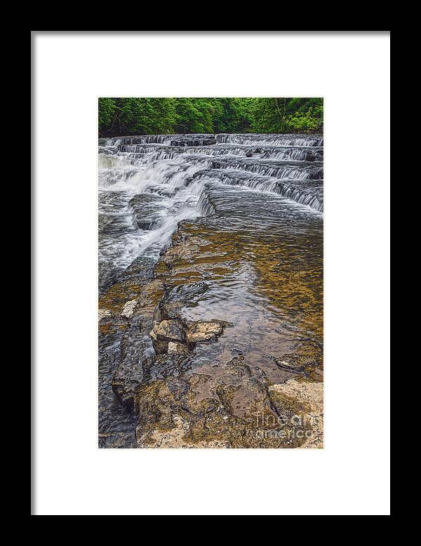Burgess Falls State Park Framed Print featuring the photograph Burgess Falls 1 by Phil Perkins