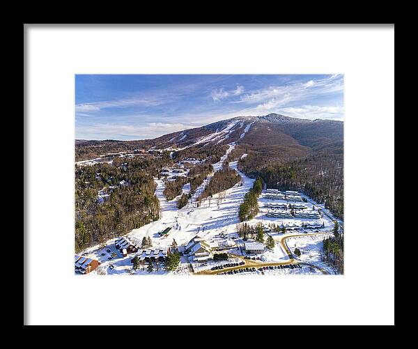 Vermont Framed Print featuring the photograph Burke Mountain, Vermont by John Rowe