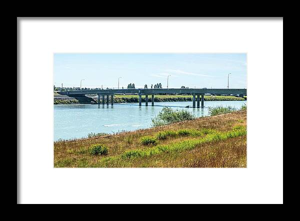 Burlington Boulevard Bridge Framed Print featuring the photograph Burlington Boulevard Bridge by Tom Cochran