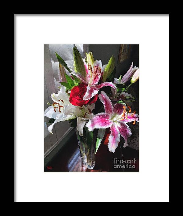 Flowers Framed Print featuring the photograph Bursting Forth by Brian Watt