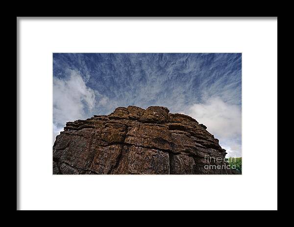 Rock Framed Print featuring the photograph Bursting Out by Russell Brown