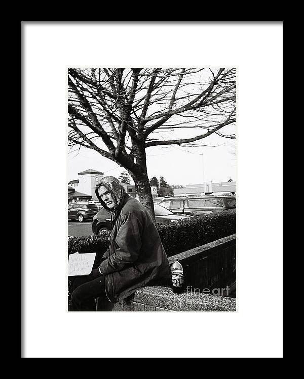 Street Photography Framed Print featuring the photograph Business as Usual by Chriss Pagani