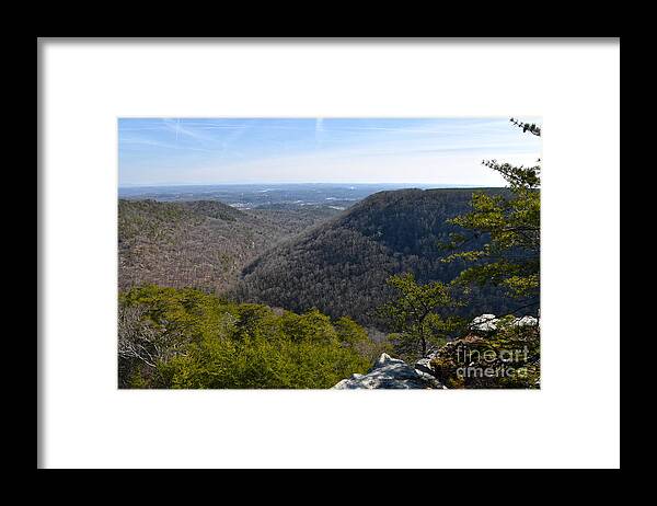 Cumberland Plateau Framed Print featuring the photograph Buzzard Point Overlook 1 by Phil Perkins