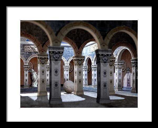 Patio Framed Print featuring the photograph By The Light Of The Moon by John Manno