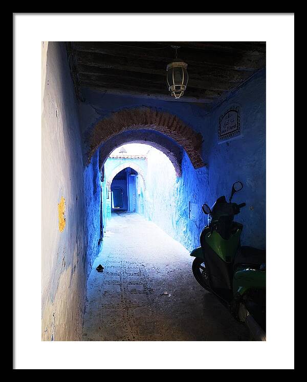 Narrow Alleyway Framed Print featuring the photograph Calejon El Harak by Jarek Filipowicz
