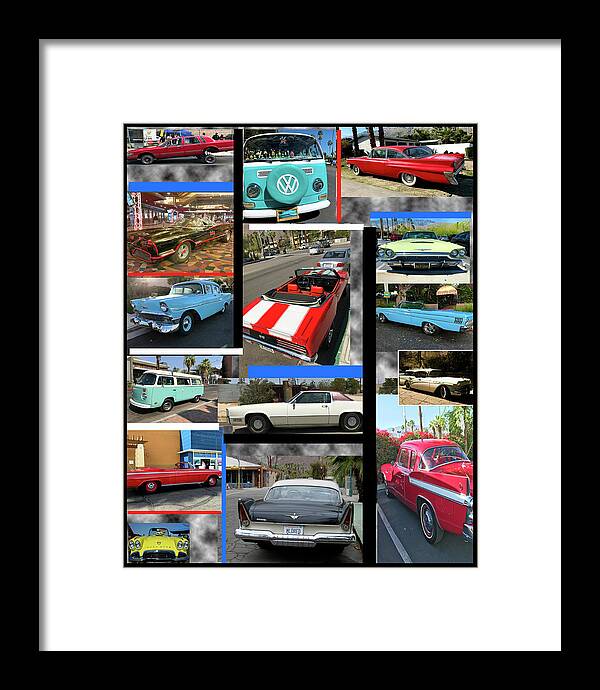 Cars Framed Print featuring the photograph California Automobiles by Matthew Bamberg