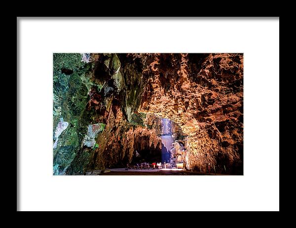 Beam Framed Print featuring the photograph Callao Cave Church by Arj Munoz