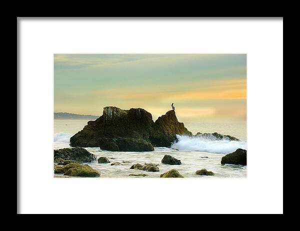 El Matador Beach State Park Framed Print featuring the photograph Calm Morning by Karen Cox