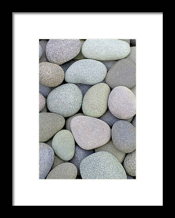 Gray Framed Print featuring the photograph Stony Palette 5x7 dimensions by Kathi Mirto