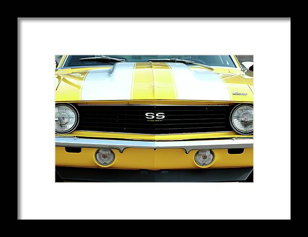 Chevrolet Camaro Ss Framed Print featuring the photograph Camaro SS by Lens Art Photography By Larry Trager
