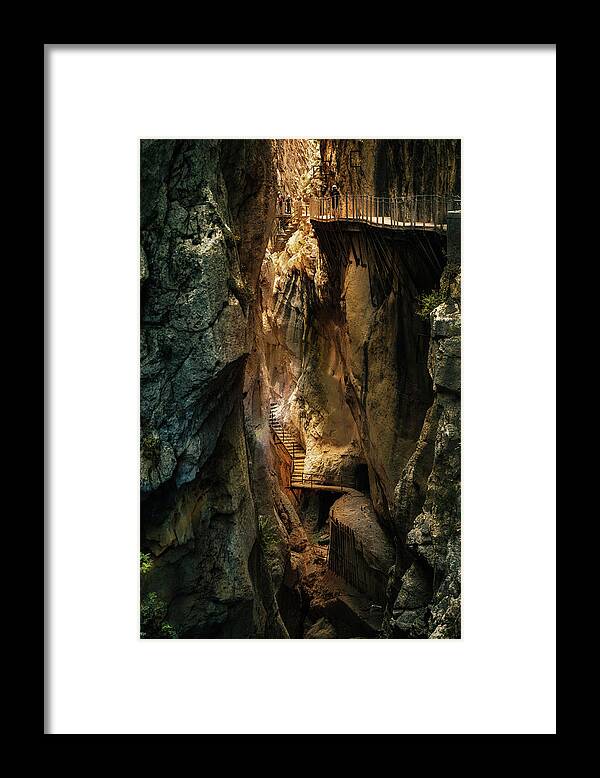 Caminito Del Rey Framed Print featuring the photograph Caminito del Rey 1 by Micah Offman
