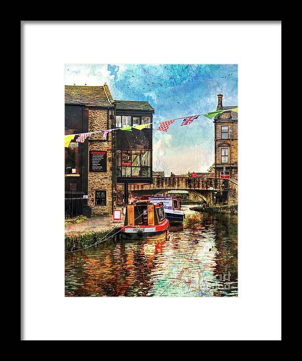 Canal Cruise Framed Print featuring the photograph Canal cruise by Gillian Singleton