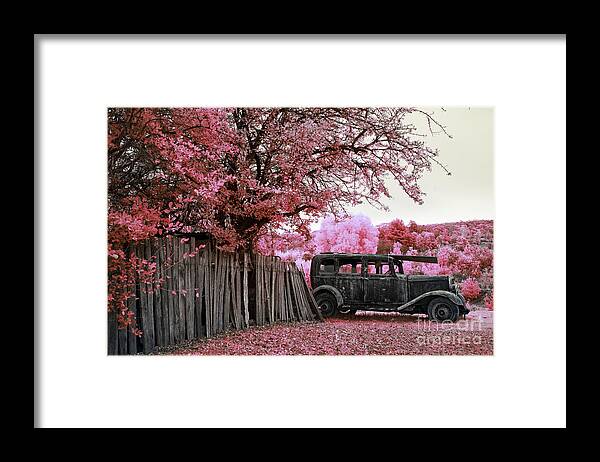 Pink Framed Print featuring the photograph Candied Landscape by Russell Brown