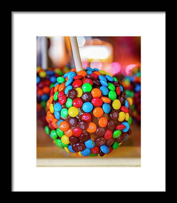 Candy Framed Print featuring the photograph Candy Apple by Gary Geddes