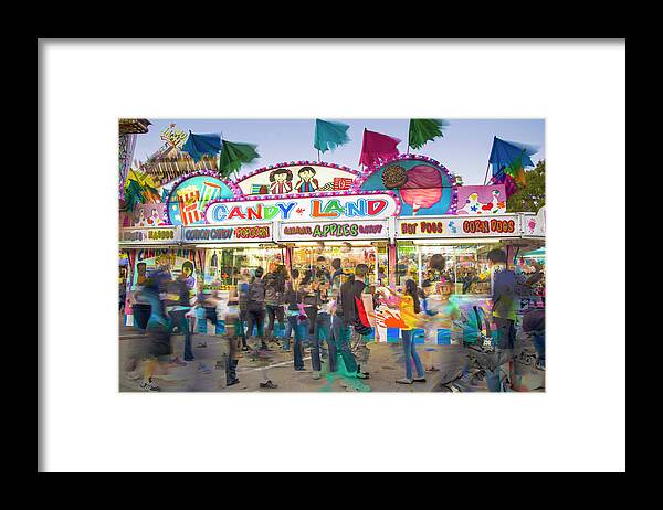 Candyland Framed Print featuring the photograph Candy Land by Alex Lapidus