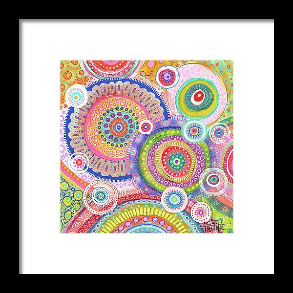 Candy Land Framed Print featuring the painting Candy Land by Tanielle Childers