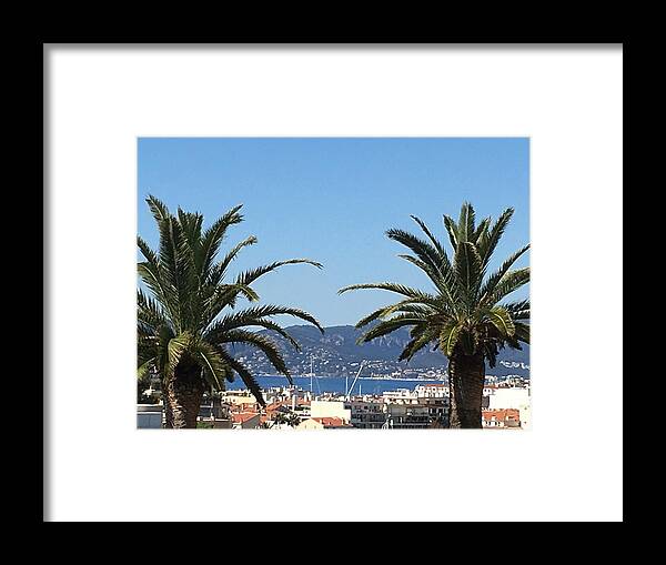 Cannes Framed Print featuring the photograph Cannes du Montfleury by Medge Jaspan