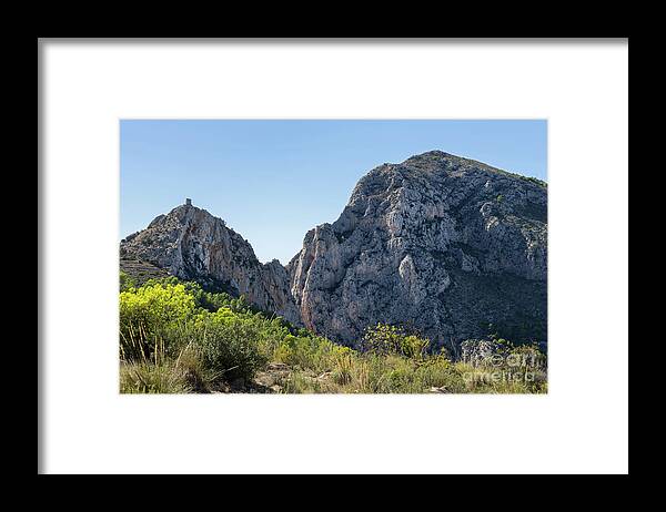 Mountains Framed Print featuring the photograph Canyon of Mascarat between Calpe and Altea by Adriana Mueller