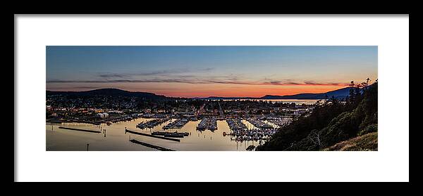 Cap Sante Framed Print featuring the photograph Cap Sante Sunset by Michael Rauwolf