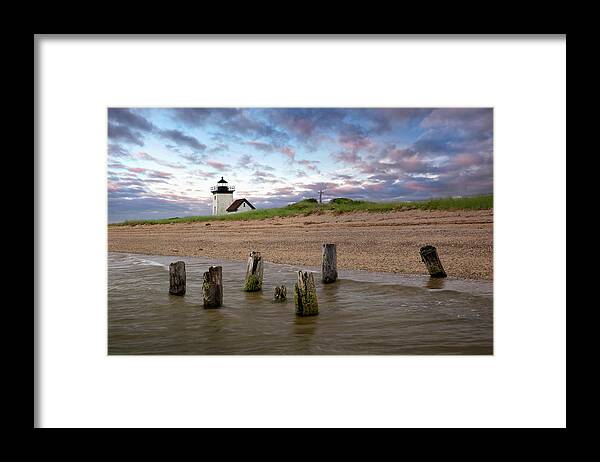 Long Point Light Framed Print featuring the photograph Cape Cod Long Point Light by Bill Wakeley
