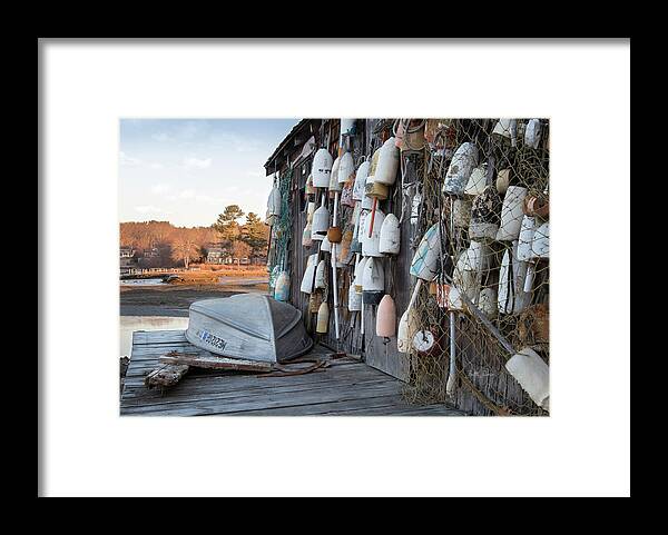 New England Framed Print featuring the photograph Cape Neddick Lobster Pound by Betty Denise